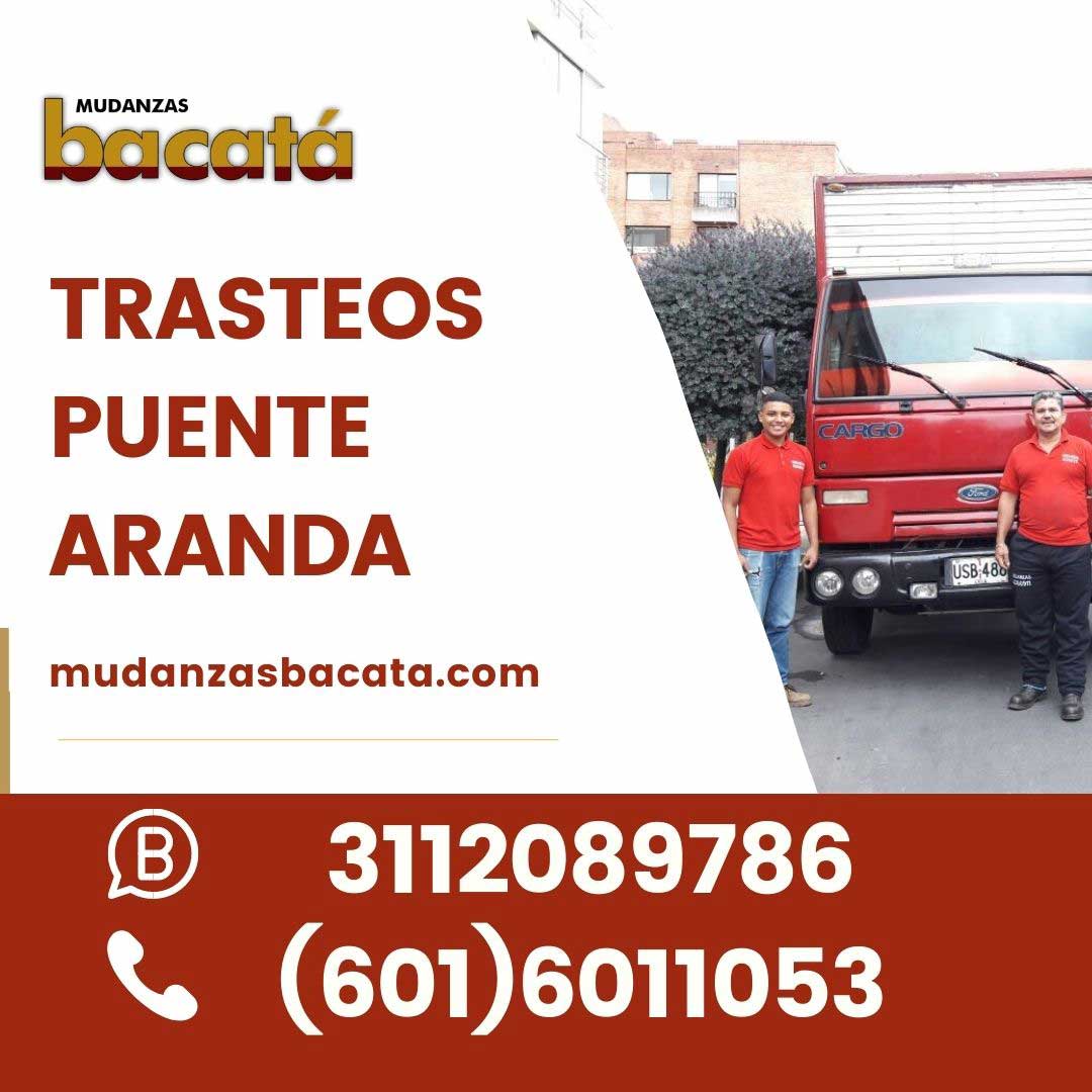 Trasteos Bogotá Puente Aranda - Empresa de Mudanzas Bacatá