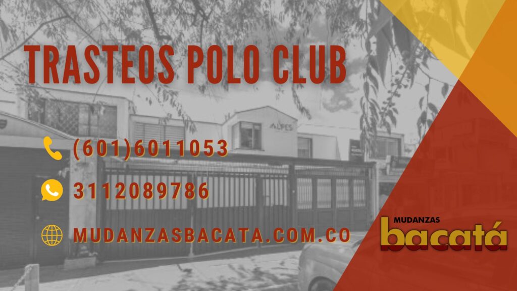 Trasteos Polo Club Barrios Unidos-Empresa de Mudanzas Bacatá